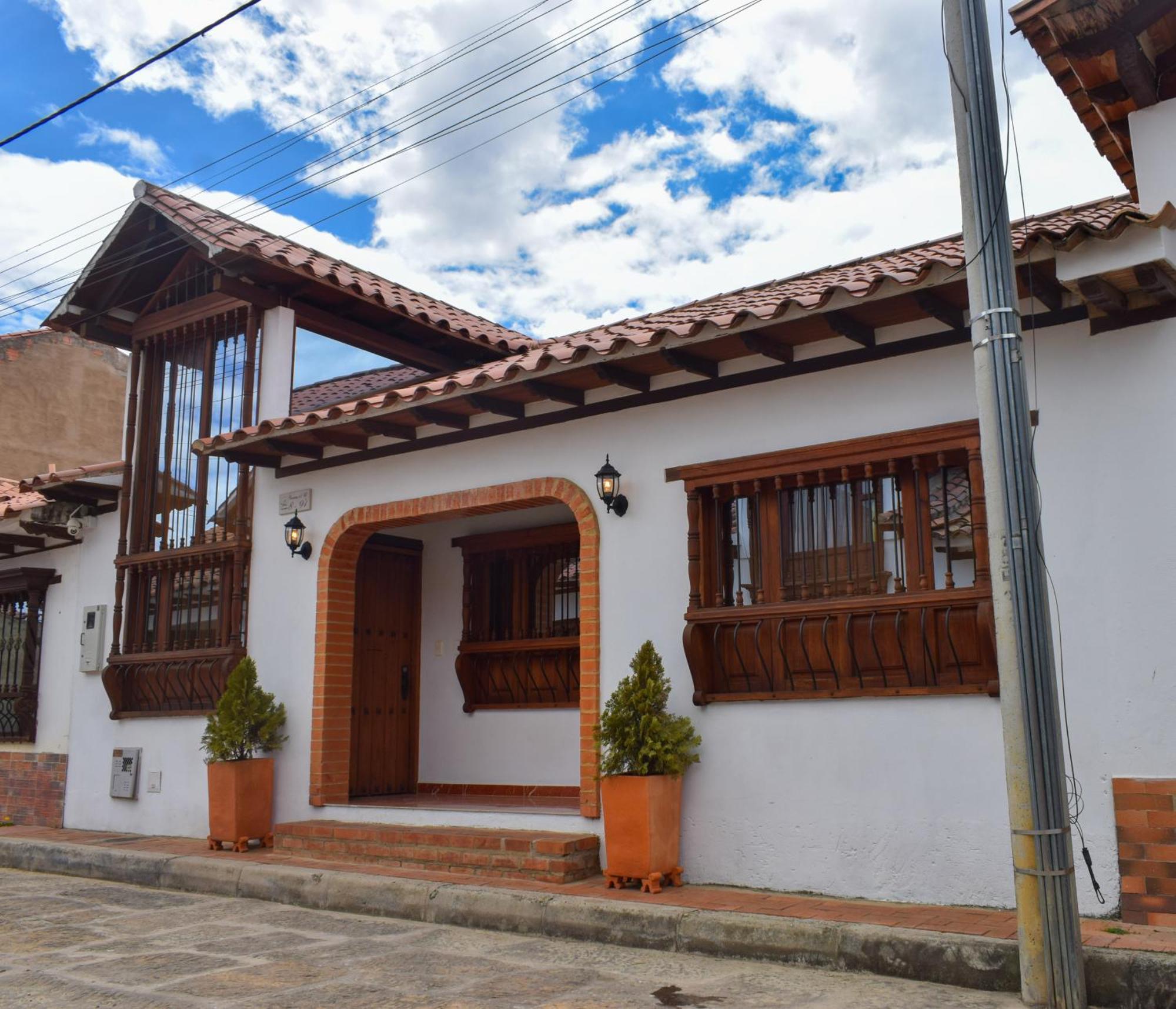 Apartahotel Saquenzipa Villa de Leyva Eksteriør billede
